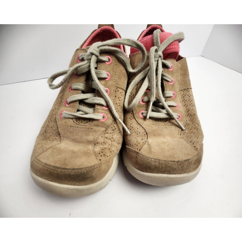 Dansko Women's Tan Suede/Pink Elise Comfort Sneakers Size 39 (8) - Picture 6 of 9